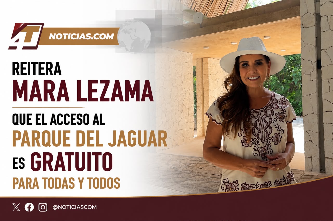 Reitera Mara Lezama que el acceso al Parque del Jaguar es gratuito para todas y todos