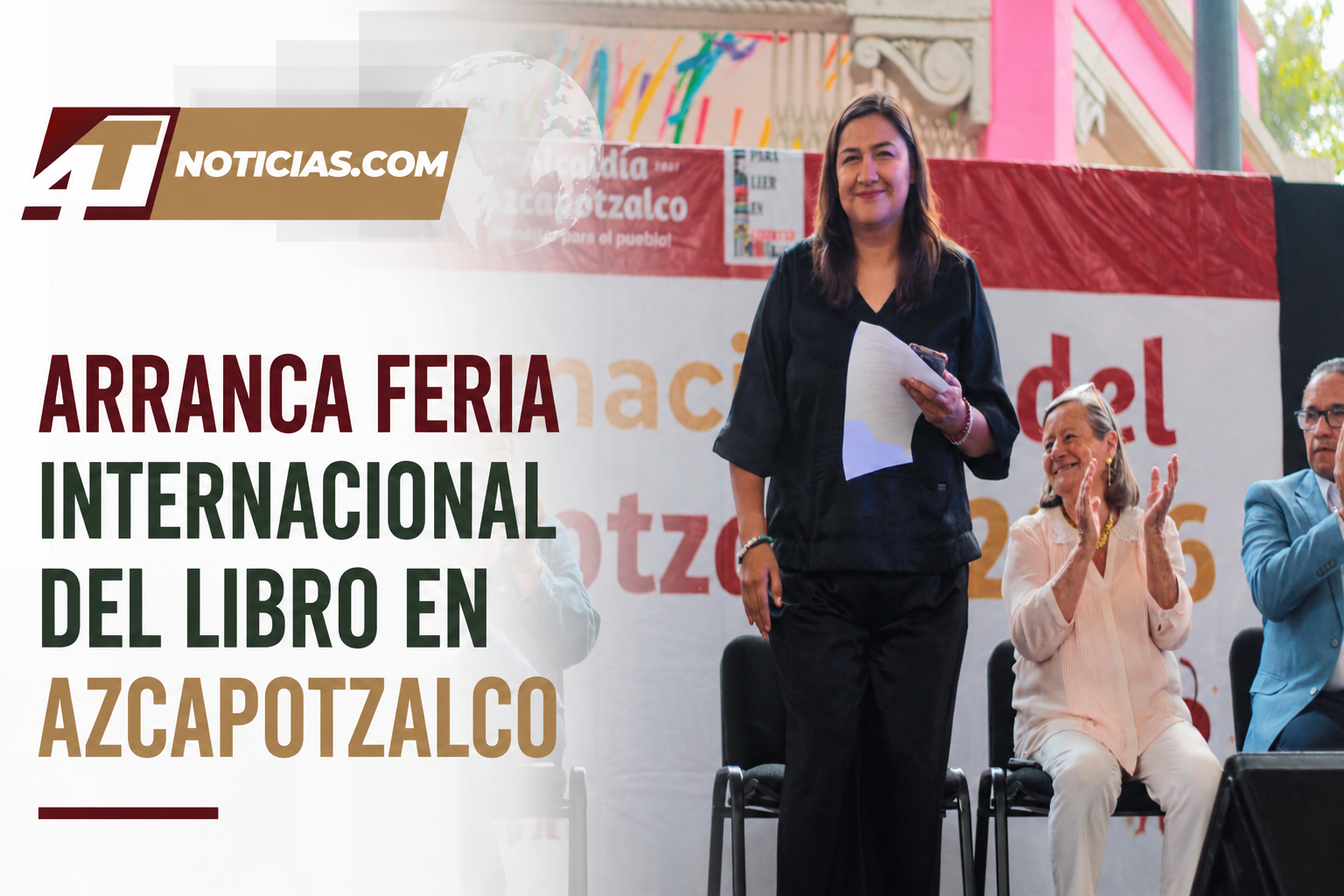 Arranca Feria Internacional del Libro en Azcapotzalco