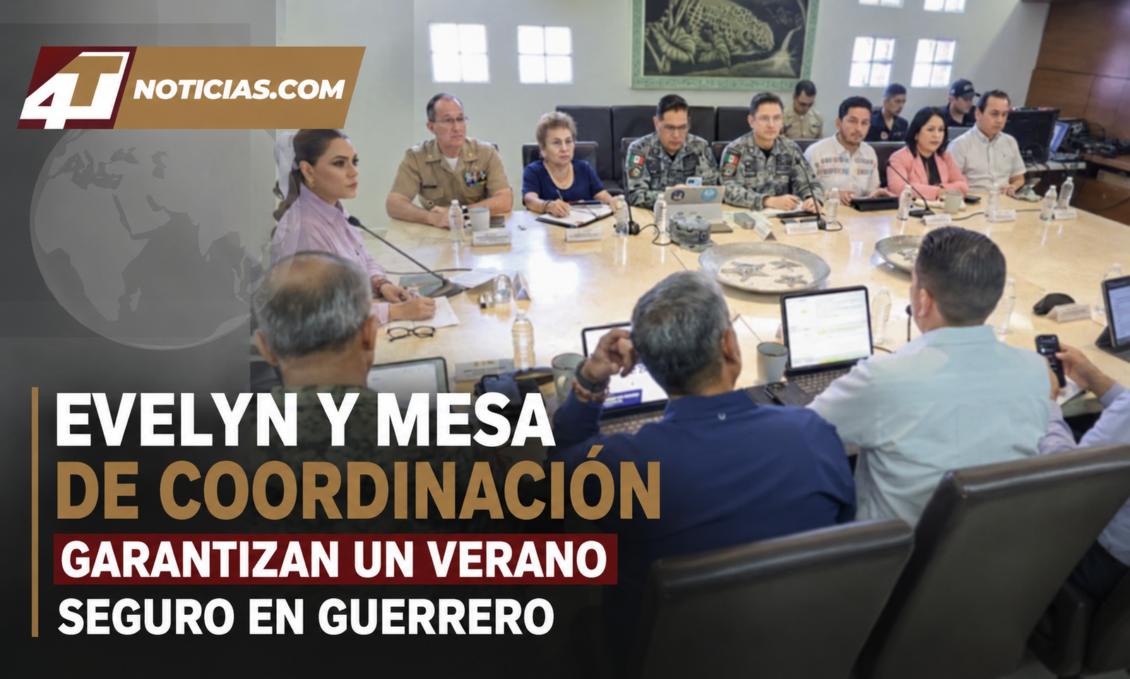 Evelyn y Mesa de Coordinación garantizan un verano seguro en Guerrero