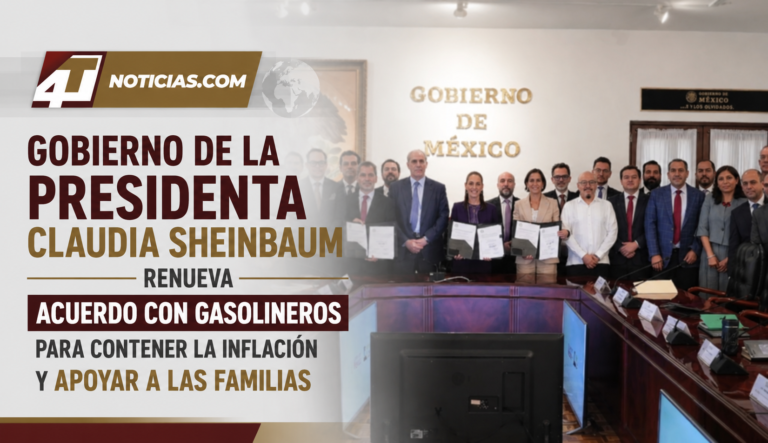 Gobierno de la Presidenta Claudia Sheinbaum renueva acuerdo con gasolineros para contener inflación y apoyar a las familias