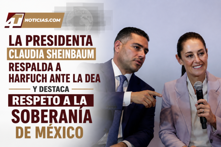 La Presidenta Claudia Sheinbaum respalda a Harfuch ante la DEA y destaca respeto a la soberanía de México