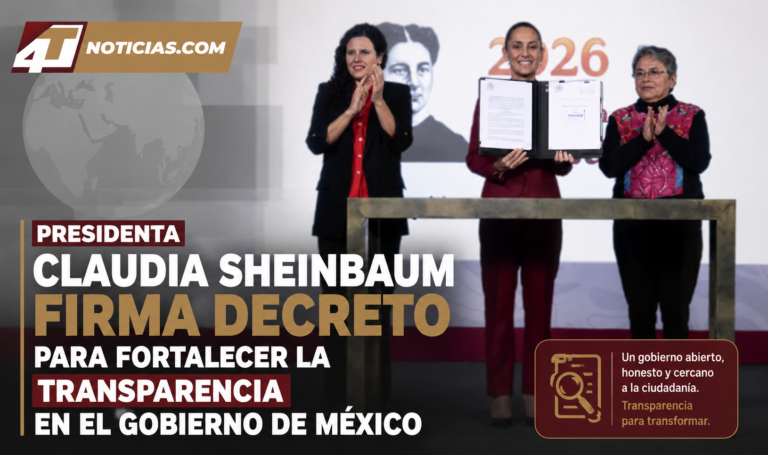 Presidenta Claudia Sheinbaum firma decreto para fortalecer la transparencia en el Gobierno de México