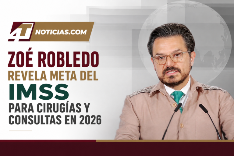 Zoé Robledo revela meta del IMSS para cirugías y consultas en 2026