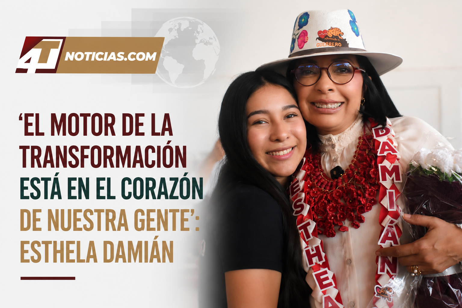 ‘El motor de la transformación está en el corazón de nuestra gente’: Esthela Damián