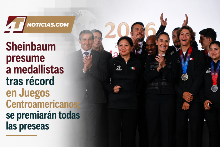 Sheinbaum presume a medallistas tras récord en Juegos Centroamericanos; se premiarán todas las preseas