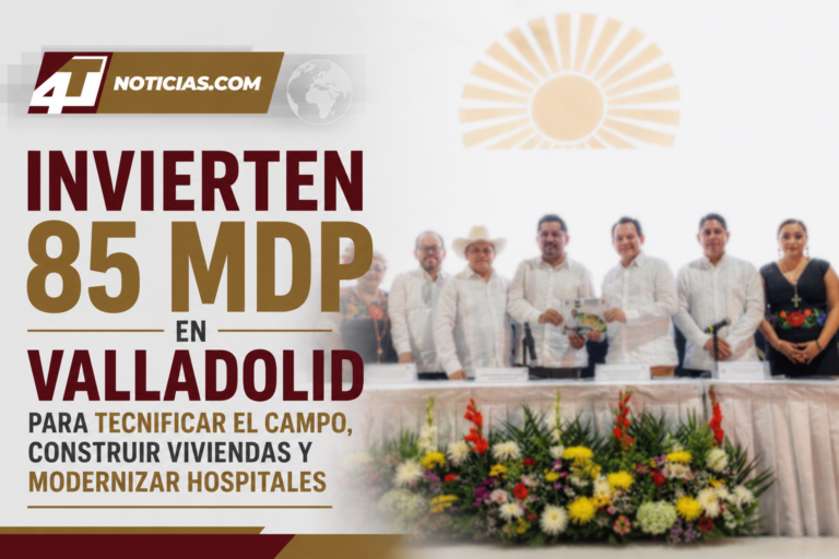 Invierten 85 mdp en Valladolid para tecnificar el campo, construir viviendas y modernizar hospitales