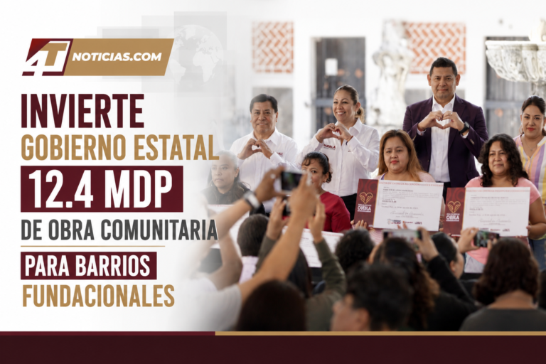 Invierte Gobierno Estatal 12.4 mdp de Obra Comunitaria para Barrios Fundacionales