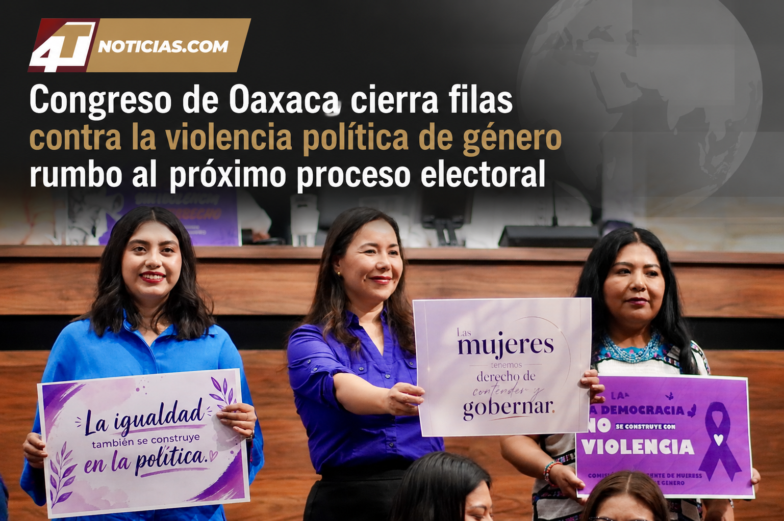 Congreso de Oaxaca cierra filas contra la violencia política de género rumbo al próximo proceso electoral