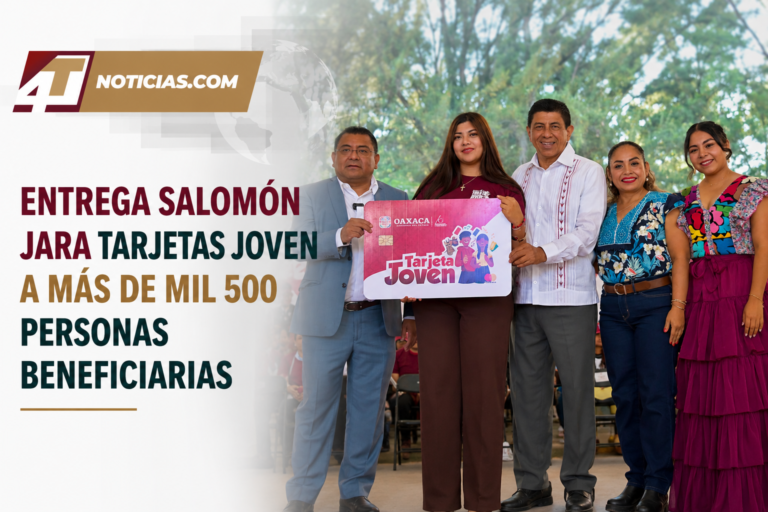 ENTREGA SALOMÓN JARA TARJETAS JOVEN A MÁS DE MIL 500 PERSONAS BENEFICIARIAS