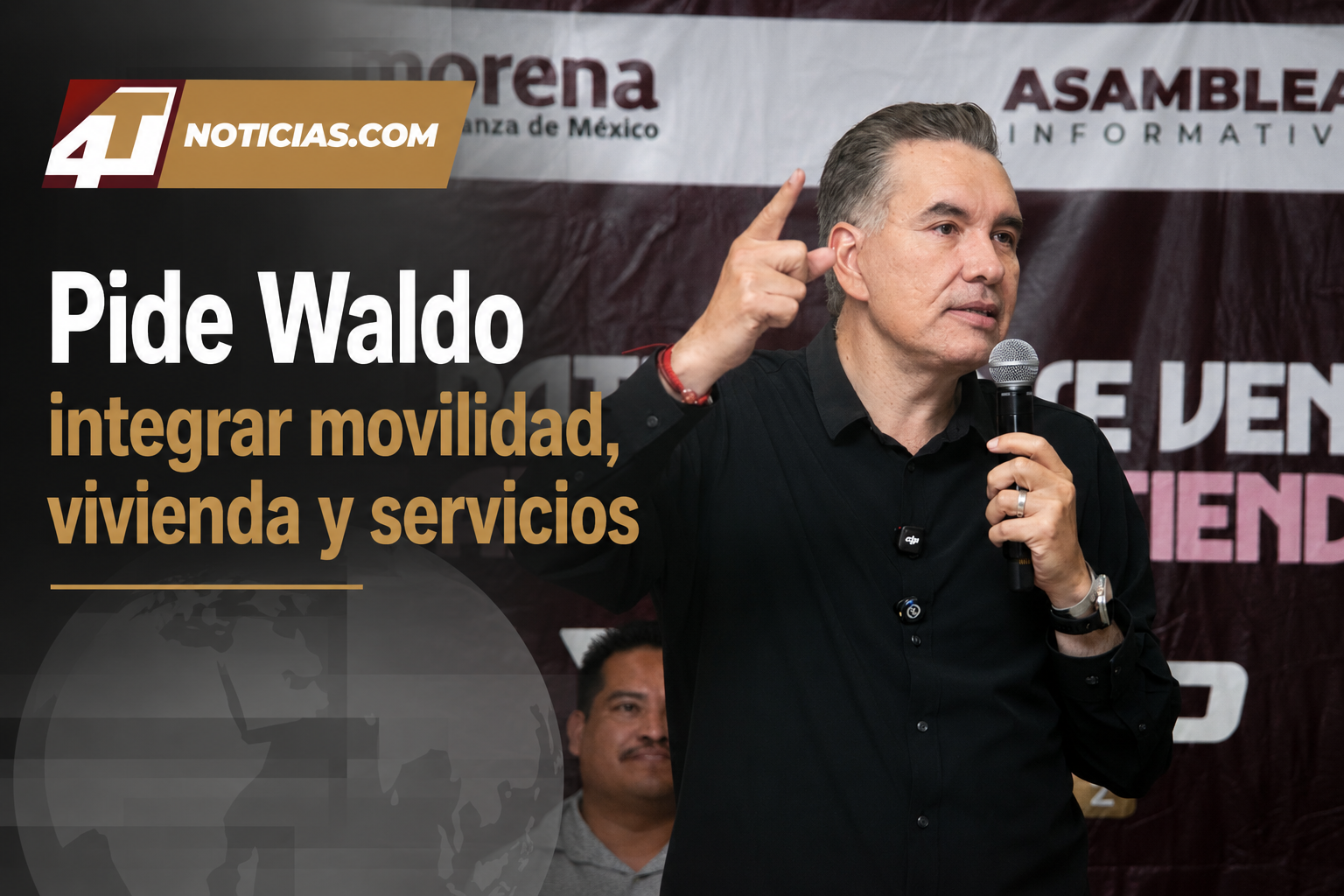 Pide Waldo integrar movilidad, vivienda y servicios