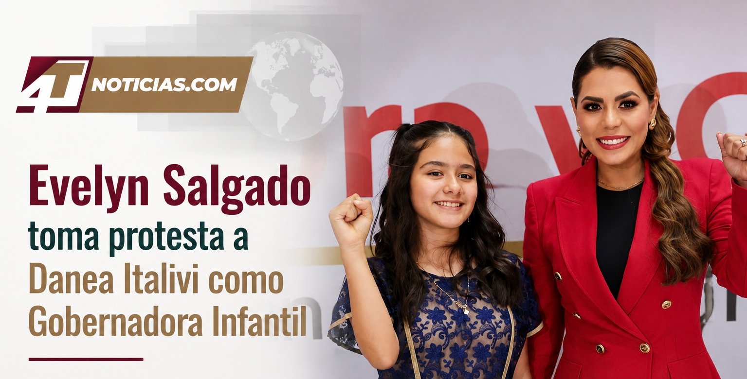 Evelyn Salgado toma protesta a Danea Italivi como Gobernadora Infantil
