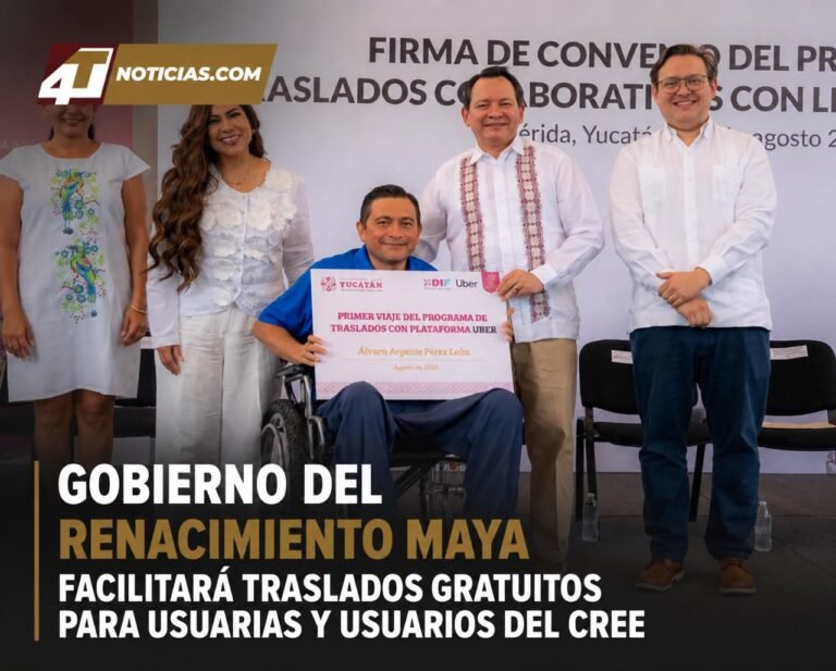Gobierno del Renacimiento Maya facilitará traslados gratuitos para usuarias y usuarios del CREE