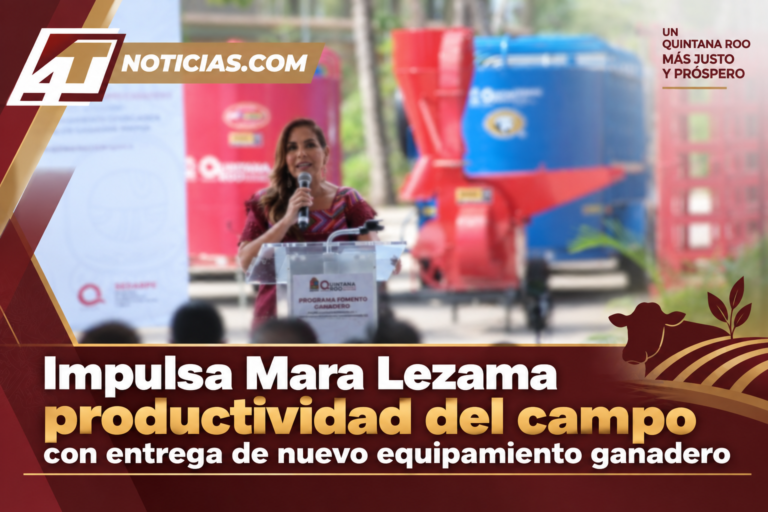 Impulsa Mara Lezama productividad del campo con entrega de nuevo equipamiento ganadero