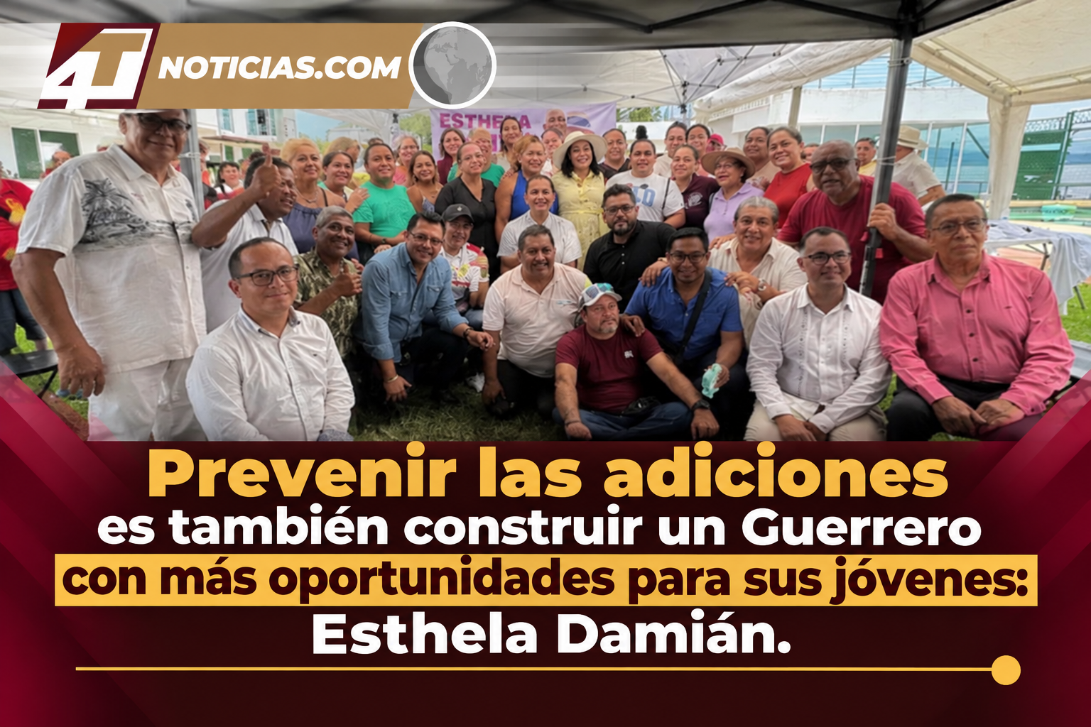 Prevenir las adicciones es también construir un Guerrero con más oportunidades para sus jóvenes: Esthela Damián
