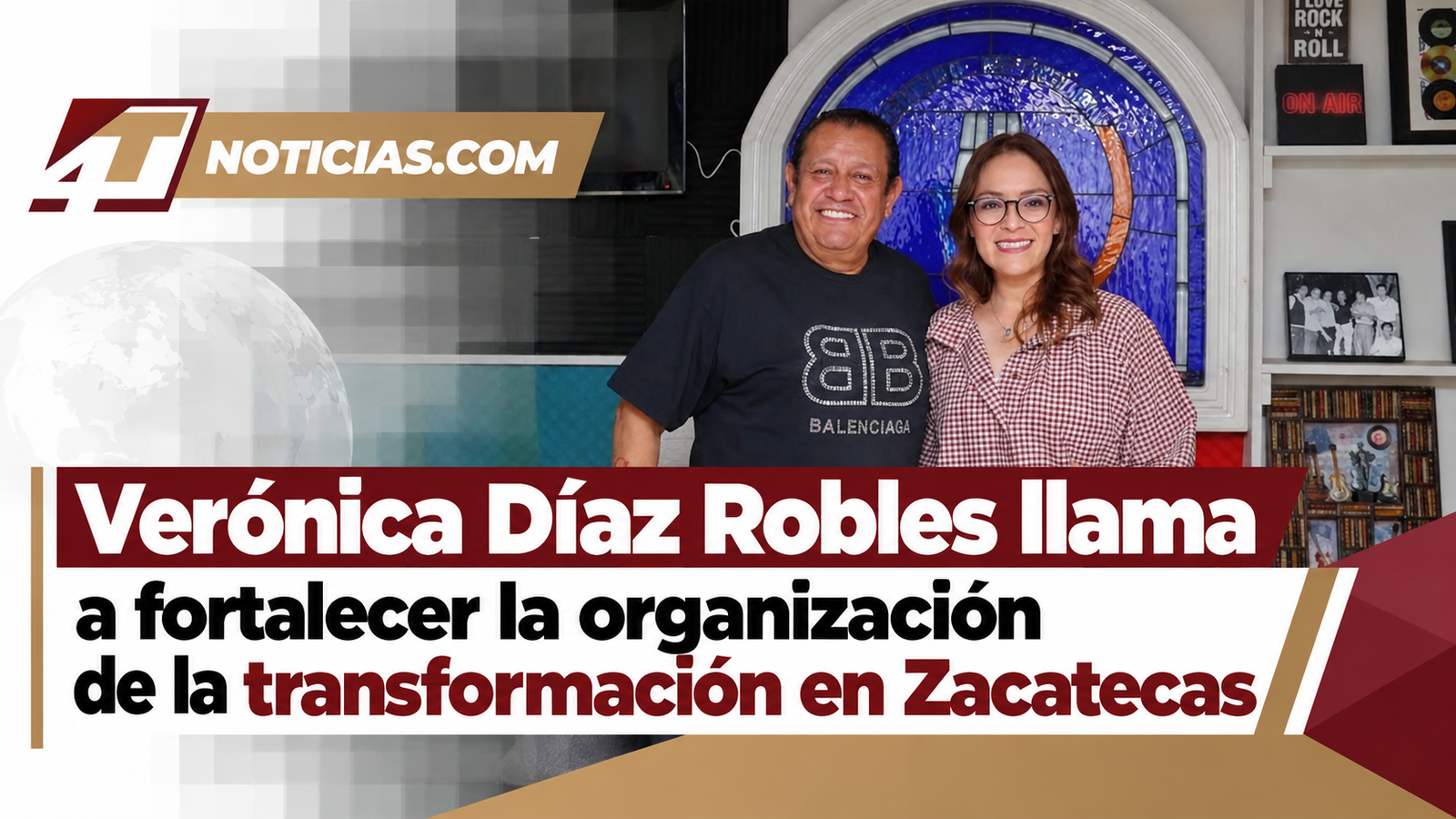 Verónica Díaz Robles llama a fortalecer la organización de la transformación en Zacatecas