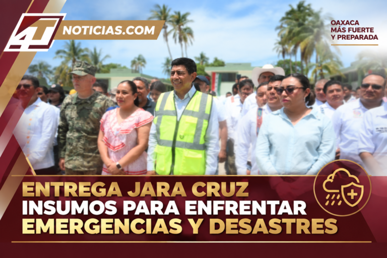 ENTREGA JARA CRUZ INSUMOS PARA ENFRENTAR EMERGENCIAS Y DESASTRES
