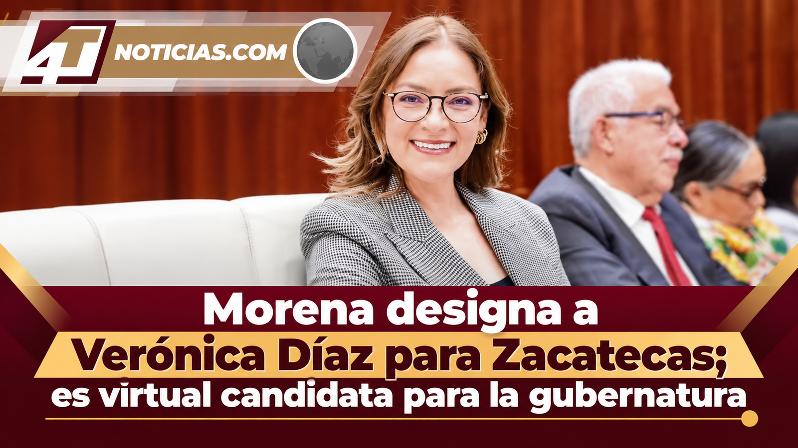 Morena designa a Verónica Díaz para Zacatecas; es virtual candidata para la gubernatura