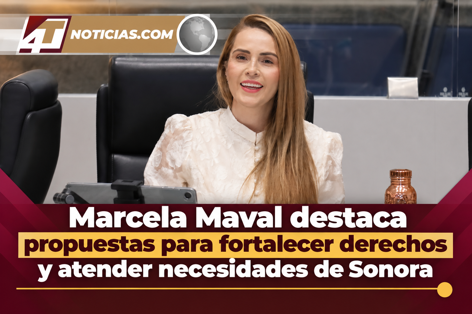 Marcela Maval destaca propuestas para fortalecer derechos y atender necesidades de Sonora
