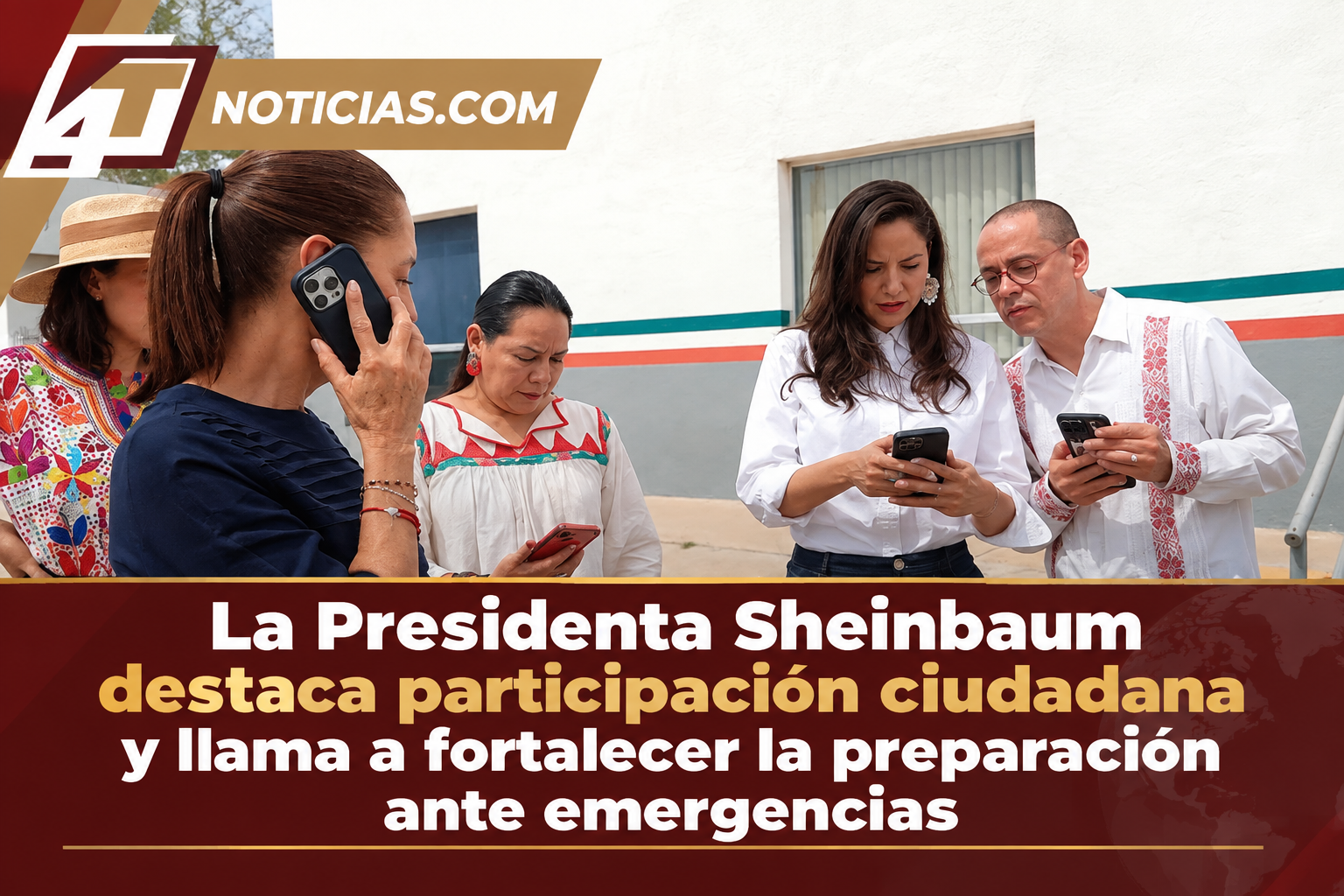 La Presidenta Sheinbaum destaca participación ciudadana y llama a fortalecer la preparación ante emergencias