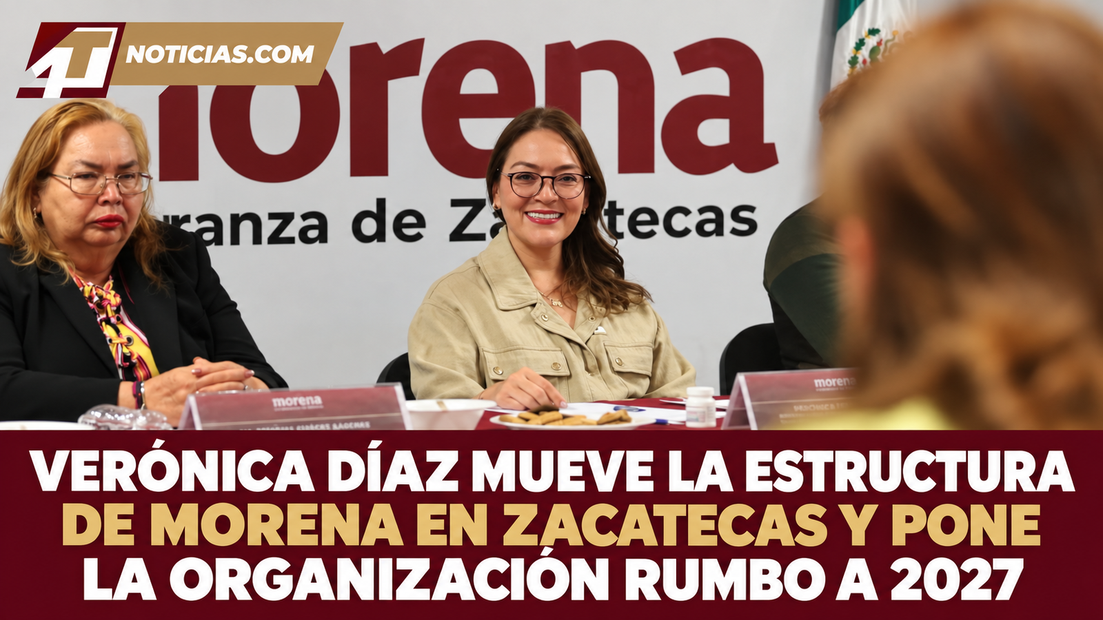 VERÓNICA DÍAZ MUEVE LA ESTRUCTURA DE MORENA EN ZACATECAS Y PONE LA ORGANIZACIÓN RUMBO A 2027