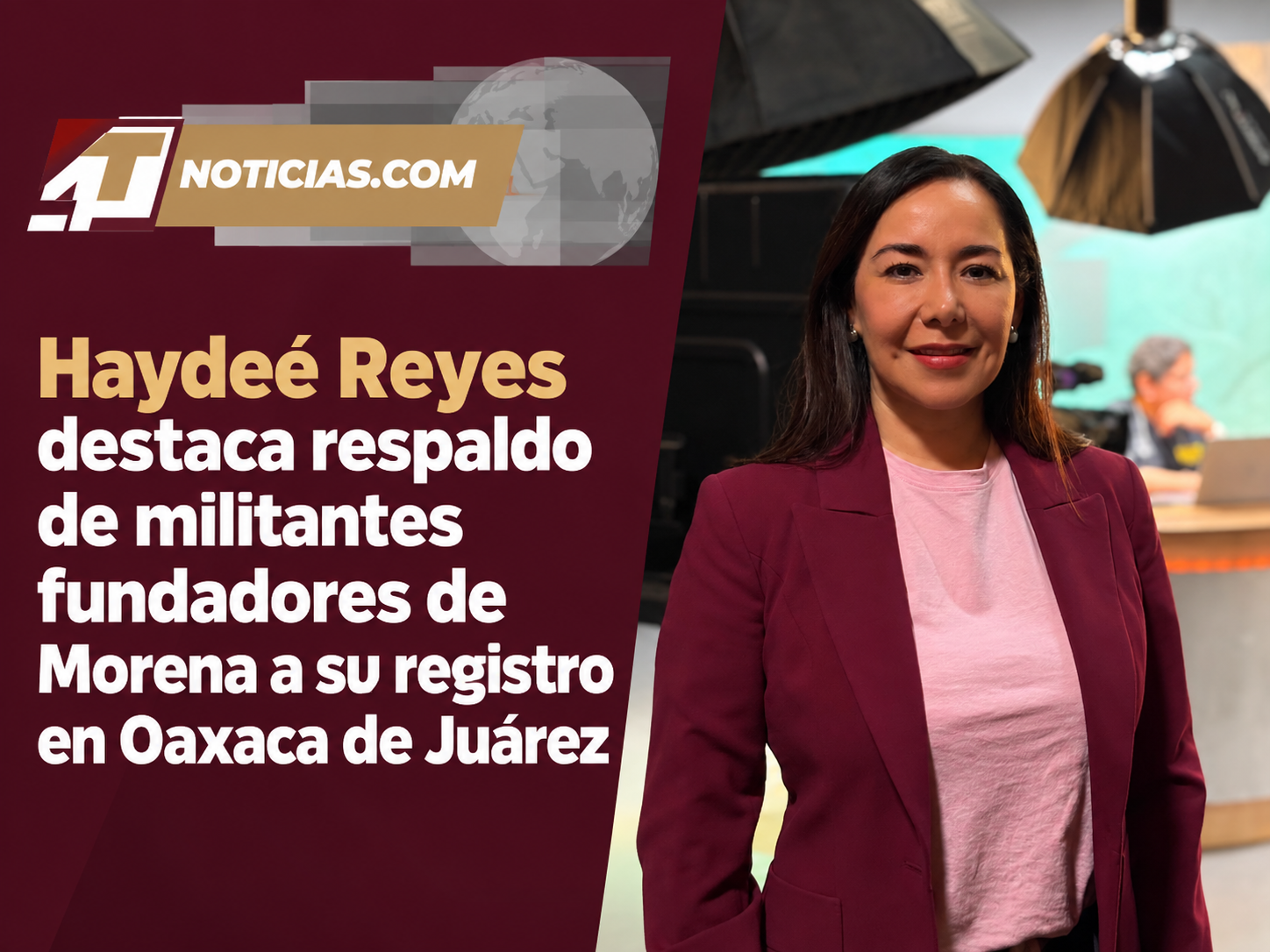Haydeé Reyes destaca respaldo de militantes fundadores de Morena a su registro en Oaxaca de Juárez