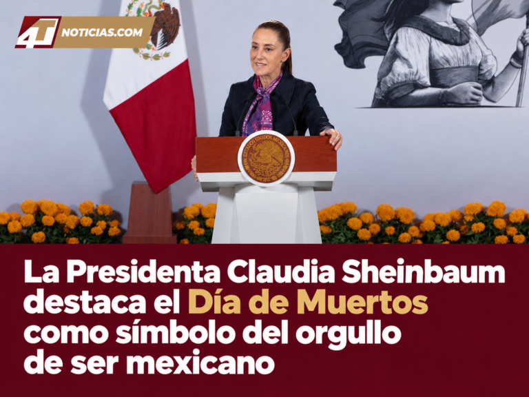 La Presidenta Claudia Sheinbaum destaca el Día de Muertos como símbolo del orgullo de ser mexicano