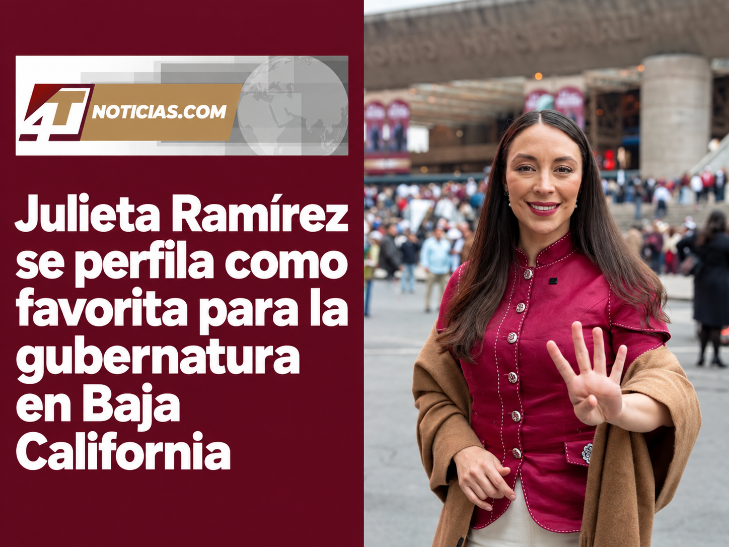 Julieta Ramírez se perfila como favorita para la gubernatura en Baja California