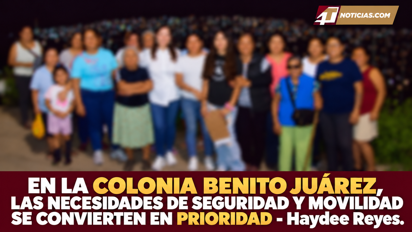 EN LA COLONIA BENITO JUÁREZ, LAS NECESIDADES DE SEGURIDAD Y MOVILIDAD SE CONVIERTEN EN PRIORIDAD