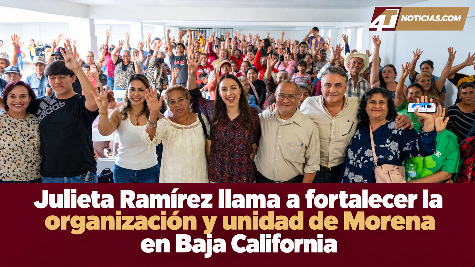 Julieta Ramírez llama a fortalecer la organización y unidad de Morena en Baja California