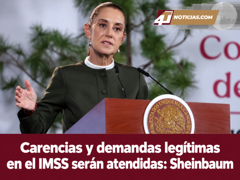 Carencias y demandas legítimas en el IMSS serán atendidas: Sheinbaum