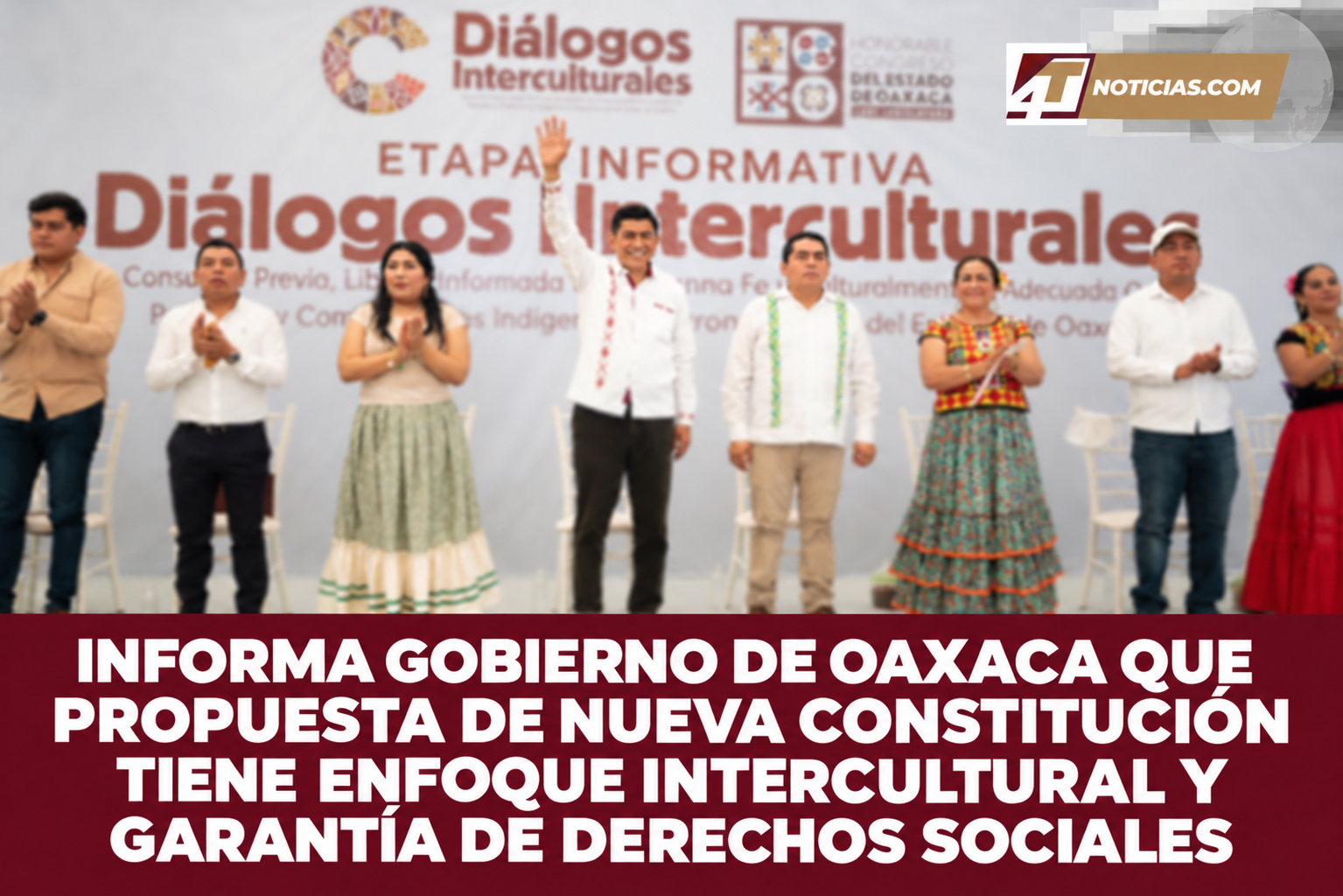 INFORMA GOBIERNO DE OAXACA QUE PROPUESTA DE NUEVA CONSTITUCIÓN TIENE ENFOQUE INTERCULTURAL Y GARANTÍA DE DERECHOS SOCIALES