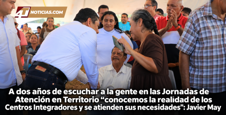 A dos años de escuchar a la gente en las Jornadas de Atención en Territorio “conocemos la realidad de los Centros Integradores y se atienden sus necesidades”: Javier May