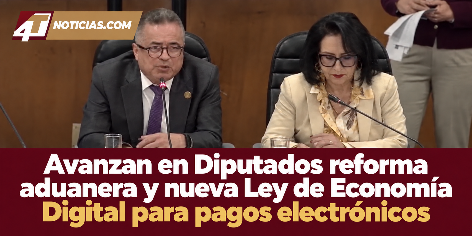 Avanzan en Diputados reforma aduanera y nueva Ley de Economía Digital para pagos electrónicos