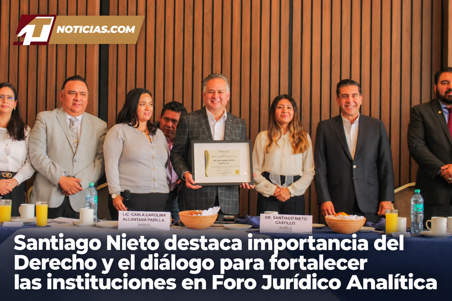 Santiago Nieto destaca importancia del Derecho y el diálogo para fortalecer las instituciones en Foro Jurídico Analítica